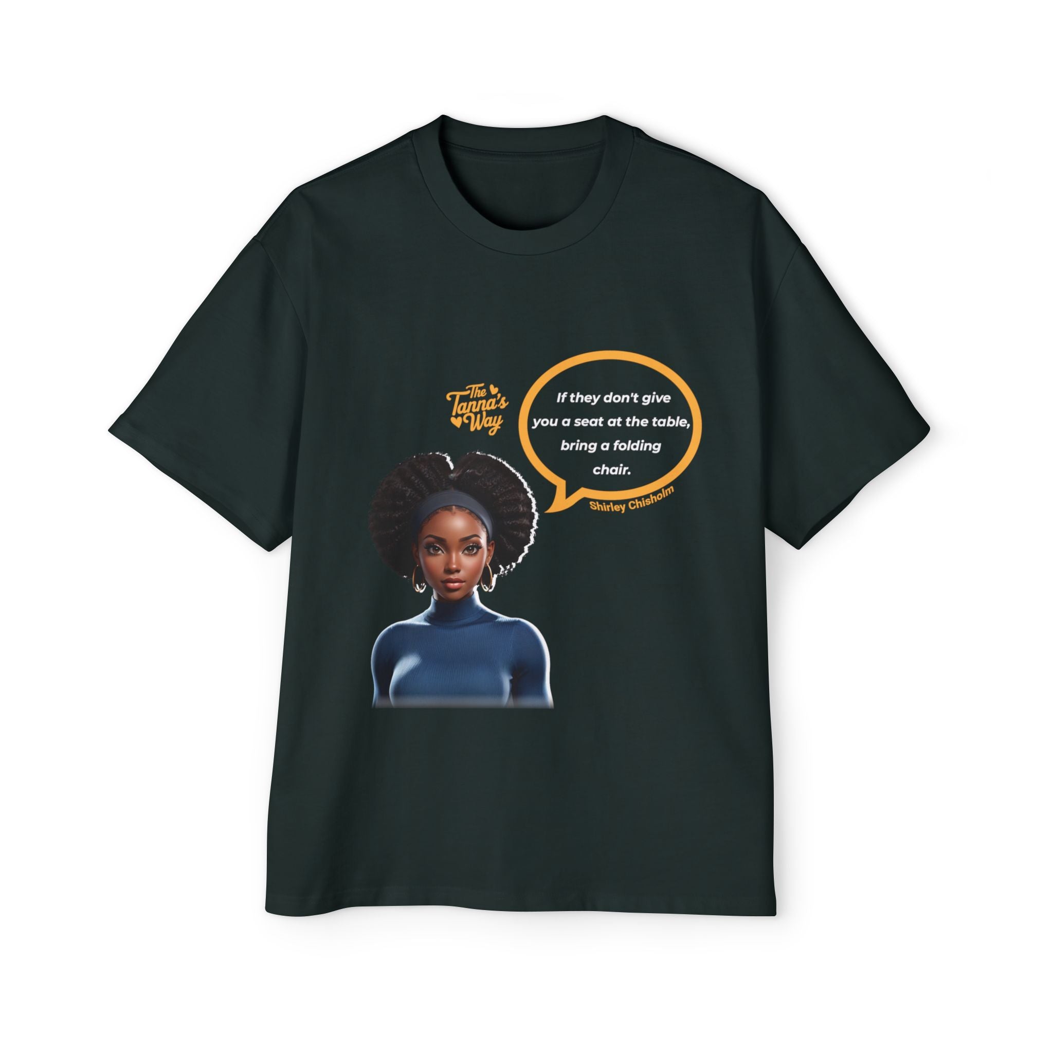 Shirley Chisholm 2 | Men's Heavy Oversized Tee